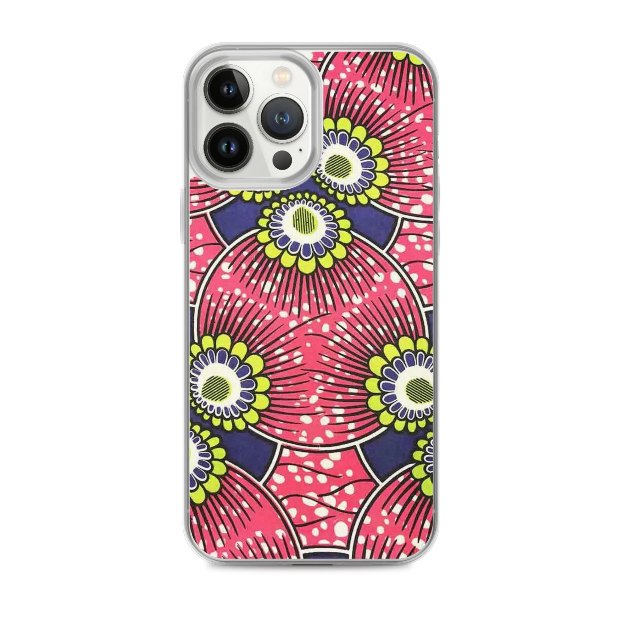 Pink African Print  iPhone Case