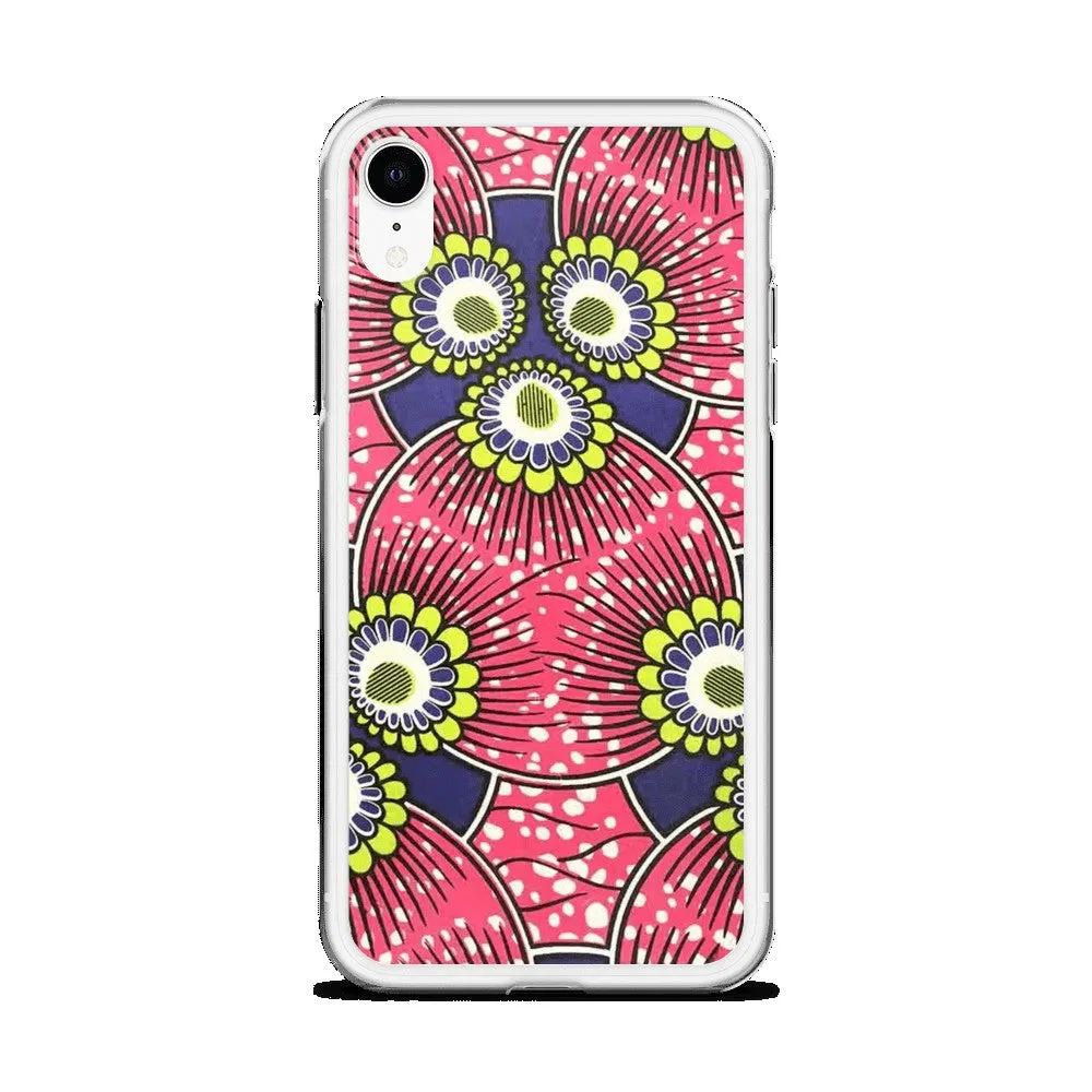 Pink African Print  iPhone Case