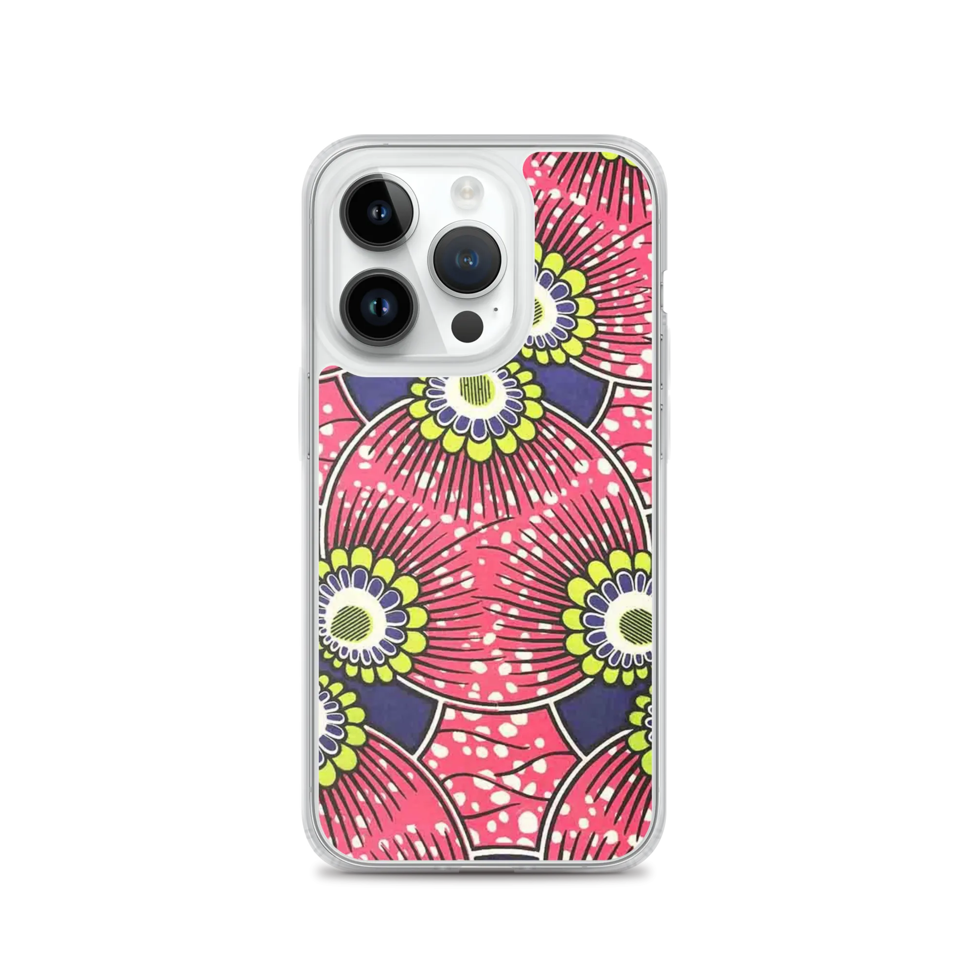 Pink African Print  iPhone Case