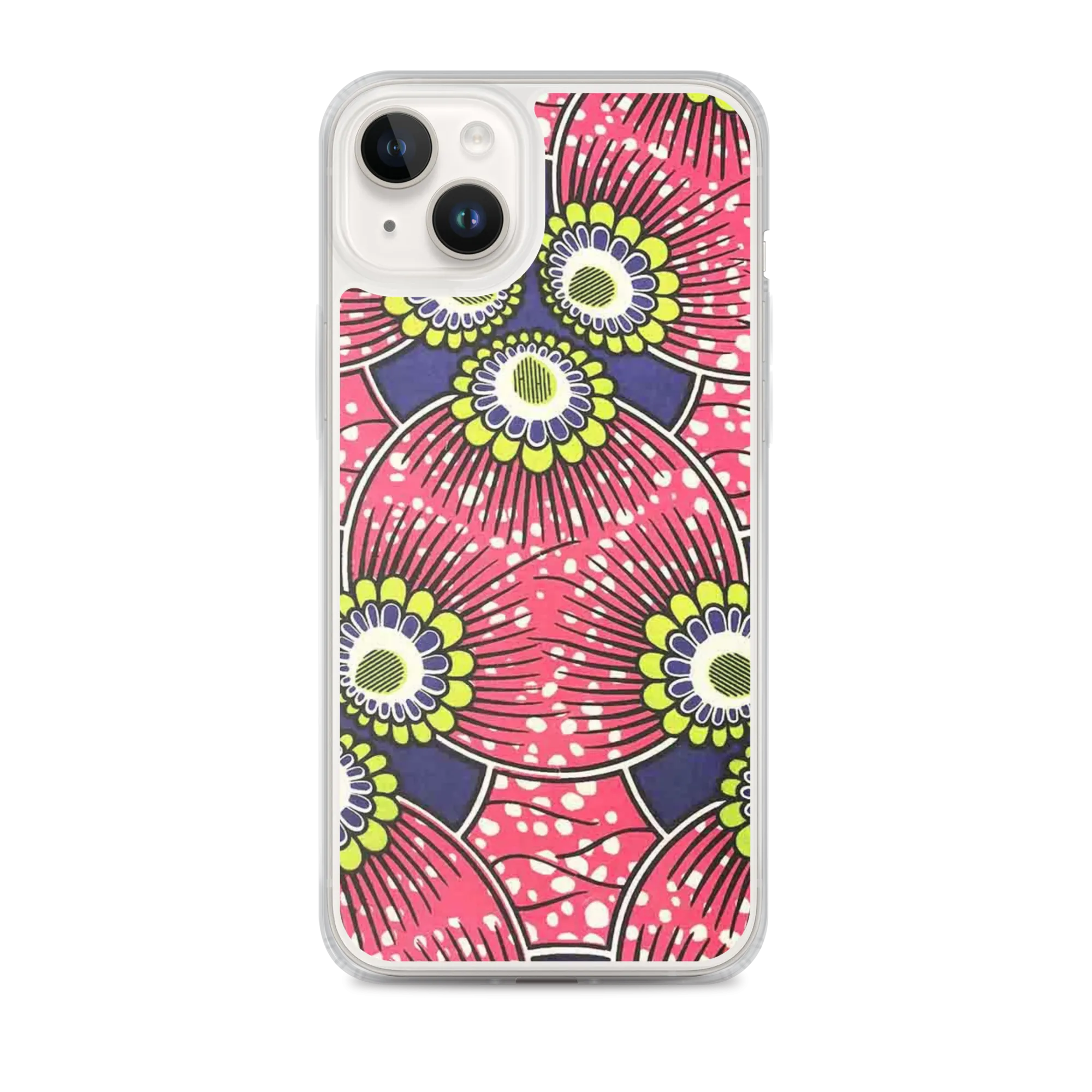 Pink African Print  iPhone Case