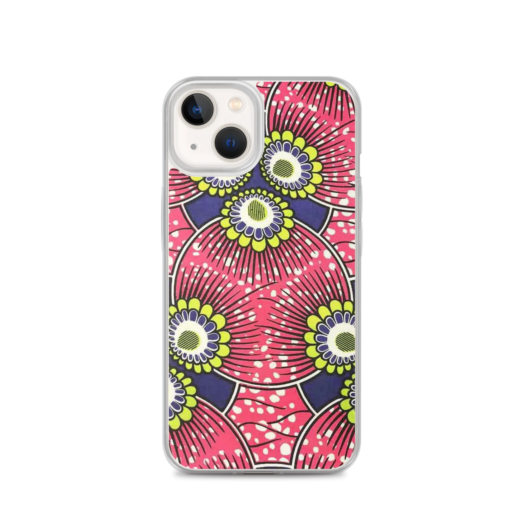 Pink African Print  iPhone Case