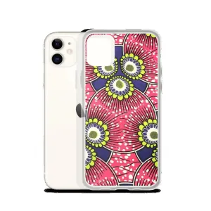 Pink African Print  iPhone Case