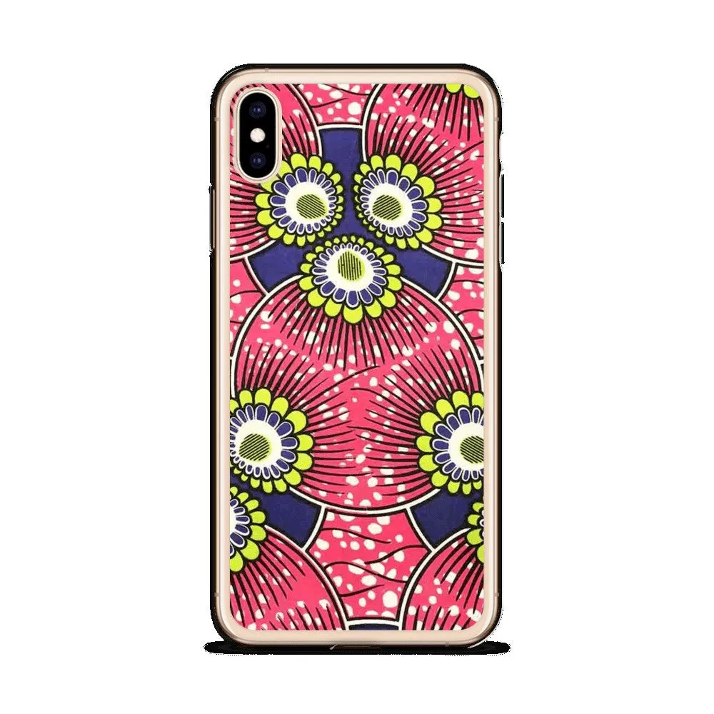 Pink African Print  iPhone Case