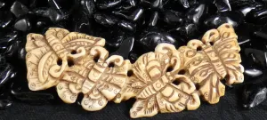 Polished Soapstone Butterfly Pendant