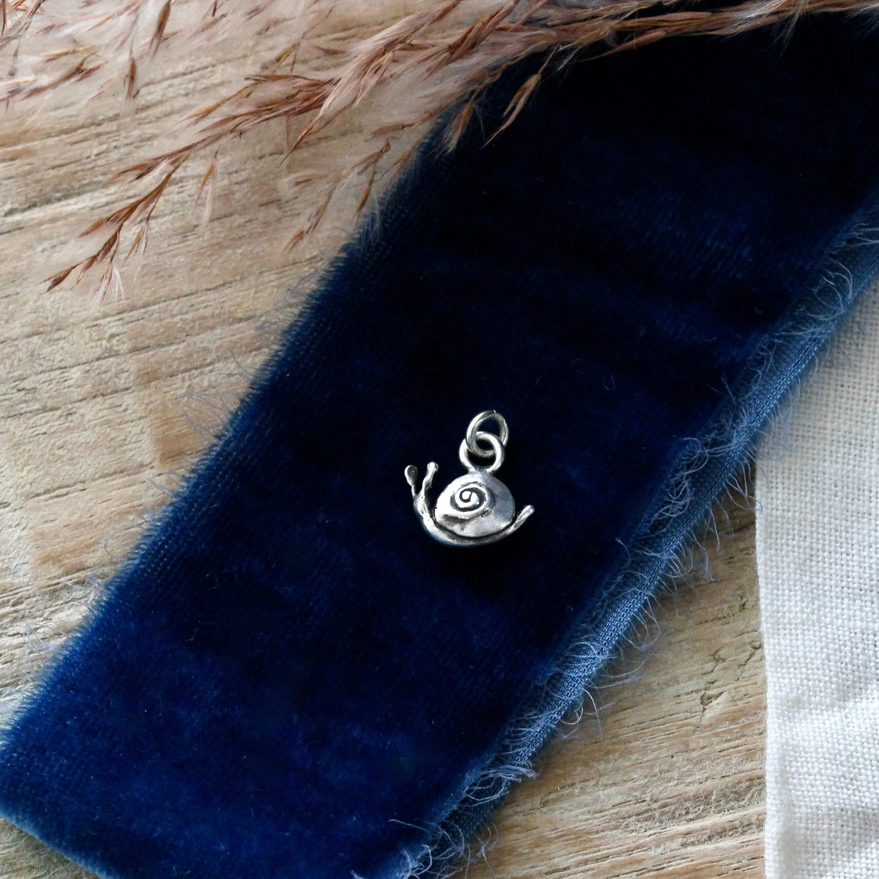 Pre Order Mini Sterling Silver Snail Charm Storyteller Collection