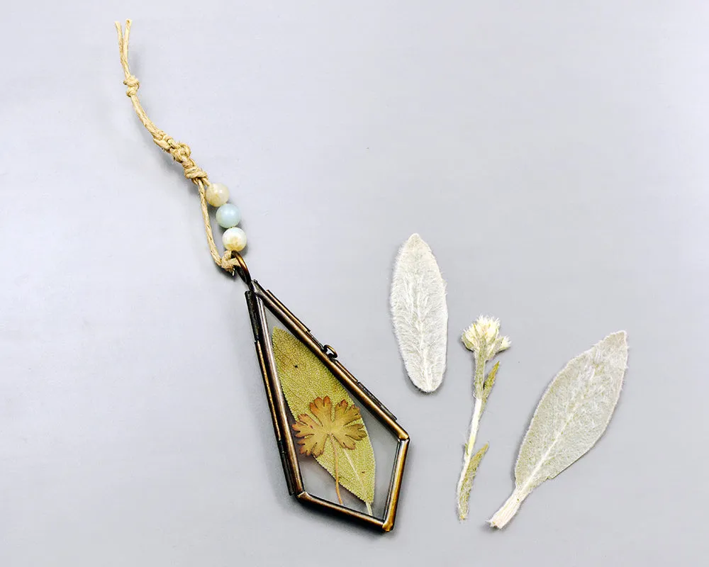 Pressed Leaf Pendant #3