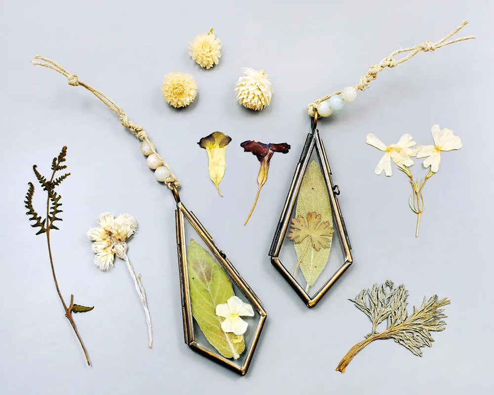 Pressed Leaf Pendant #3
