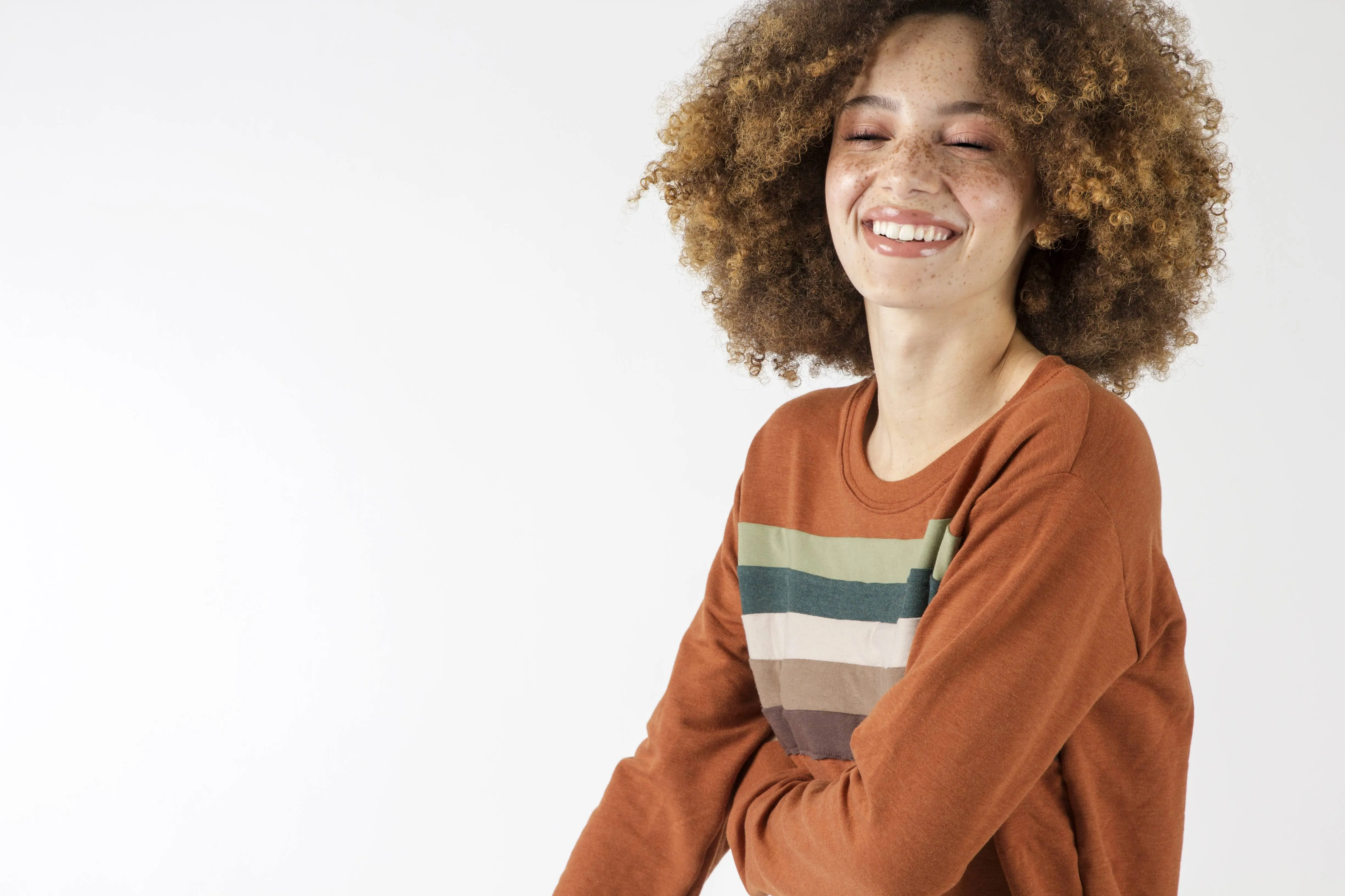 Rainbow Chest Sweatshirt - Various Colors (Women's)