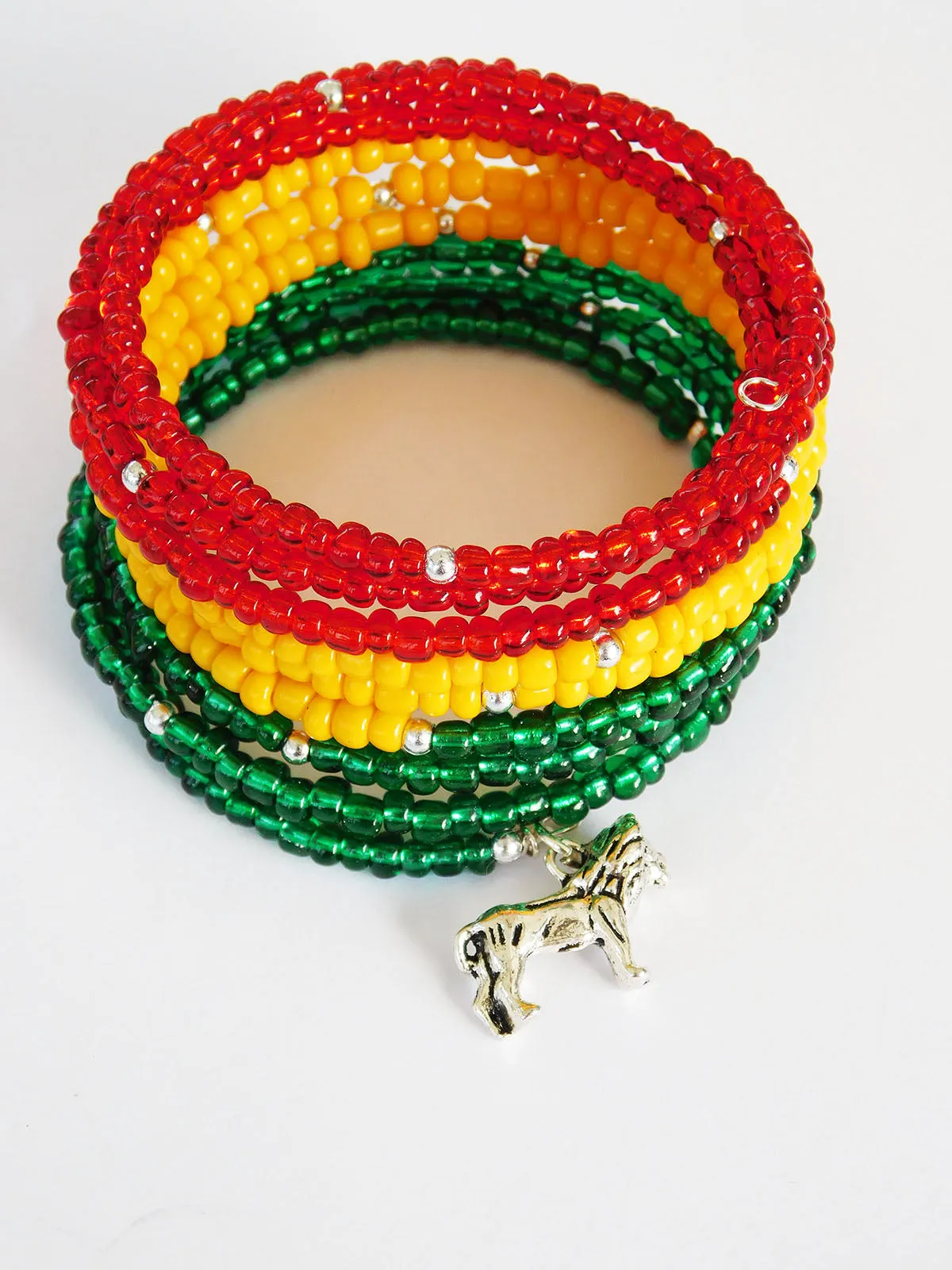 Rasta Beaded Bracelet Ethnic Jewelry Women African