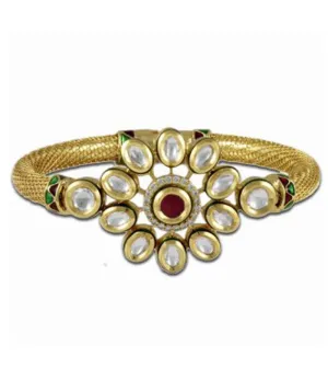 Red Petal Adjustable Bracelet
