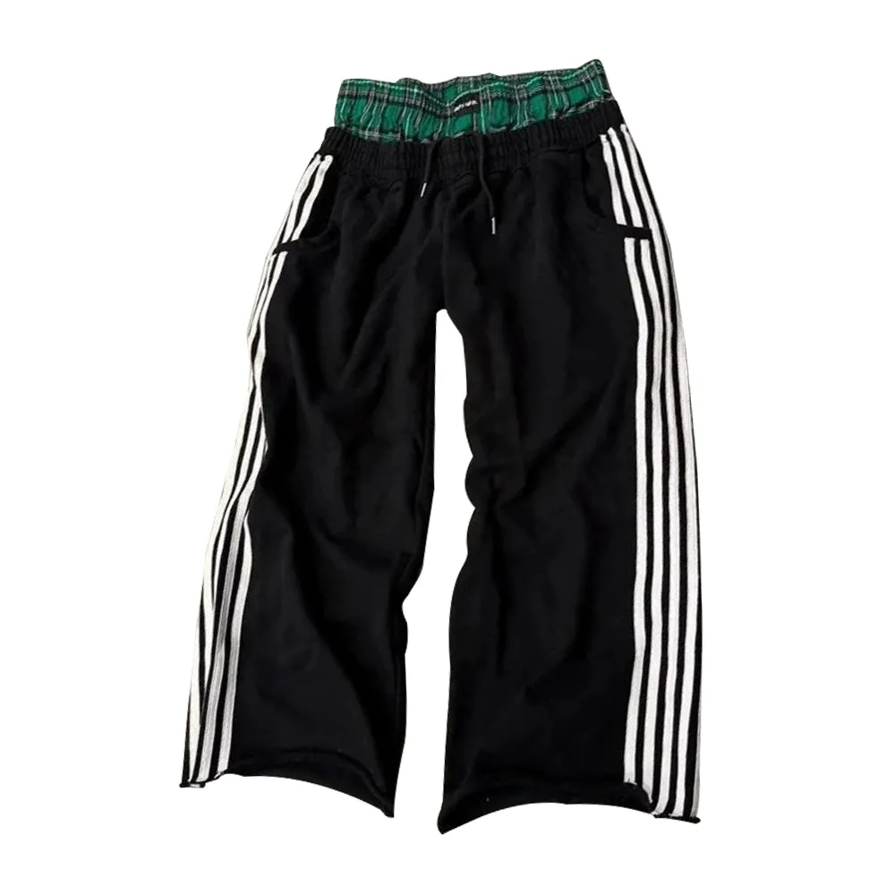 Retro Double Waist Sweatpants