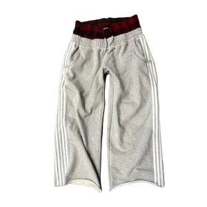 Retro Double Waist Sweatpants
