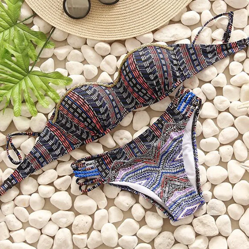 Retro Push Up Bikini