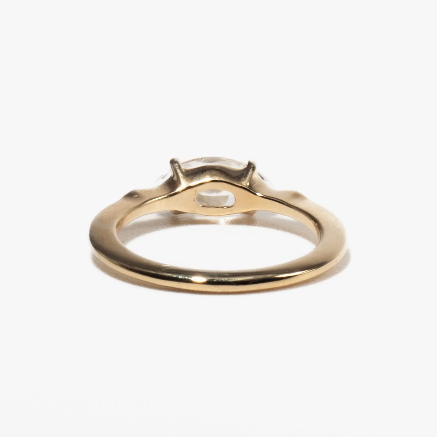 Rock Crystal Big Eye Ring