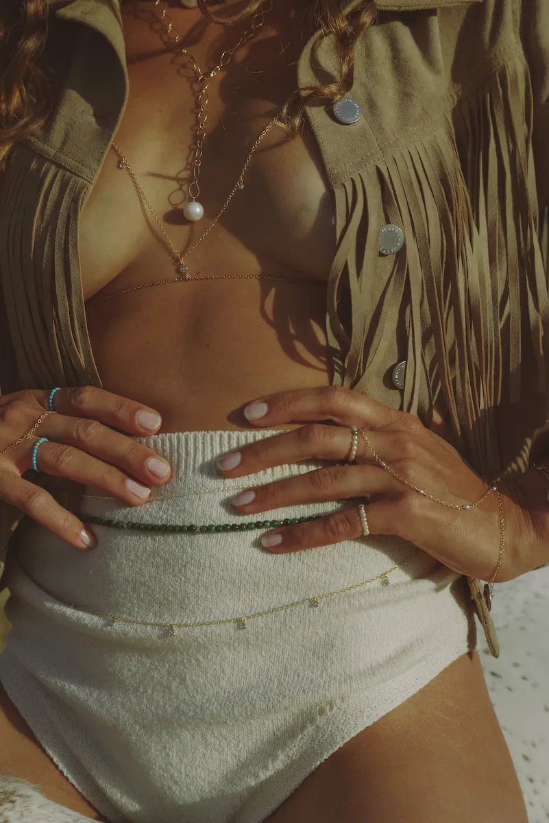 Sage Jade Belly Chain