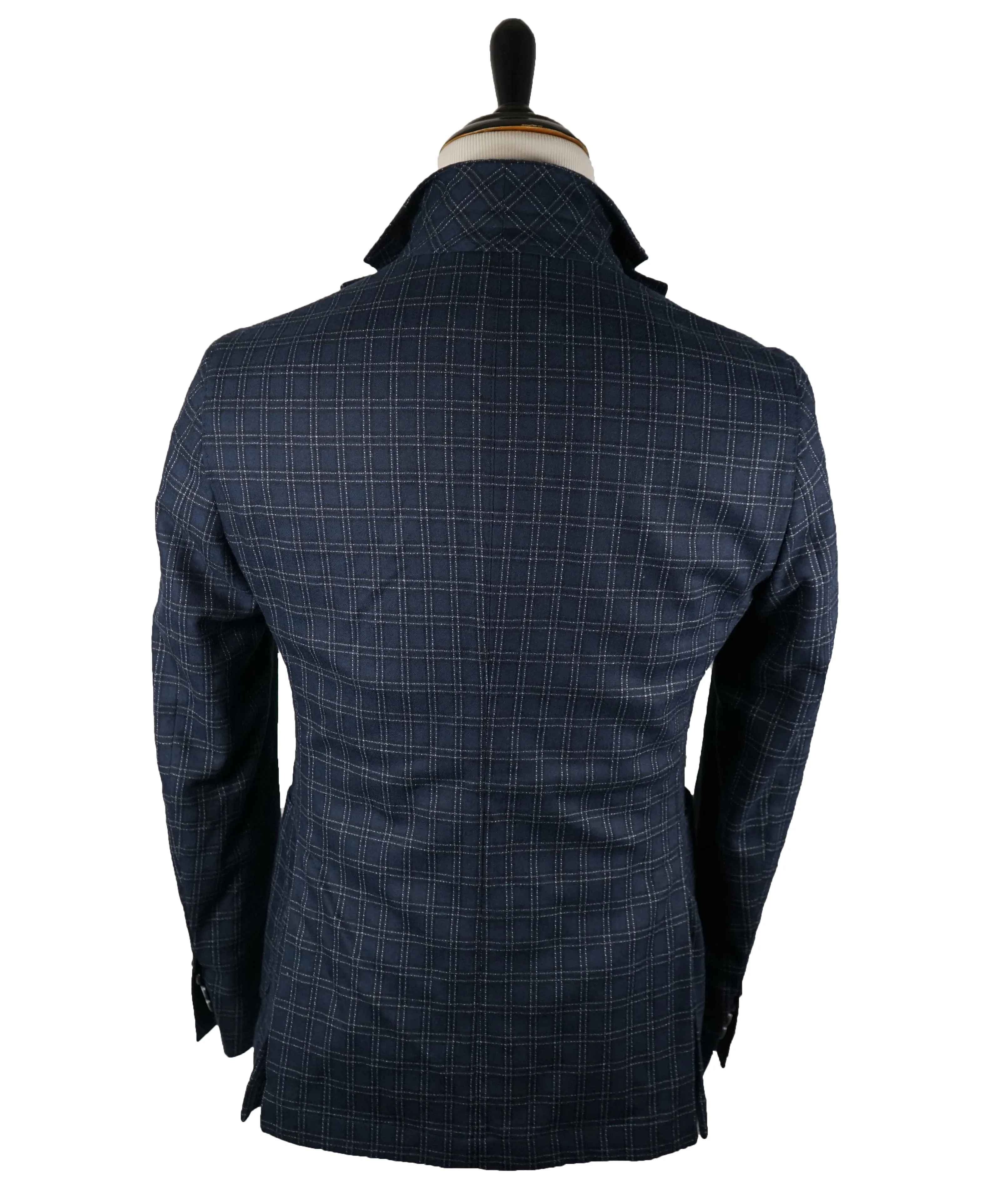 SARTORIE ZANARDELLI - Unlined Bold Plaid Patch Pocket Suit Made In Italy - 38R