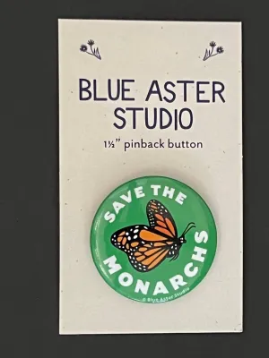 Save the Monarch Button