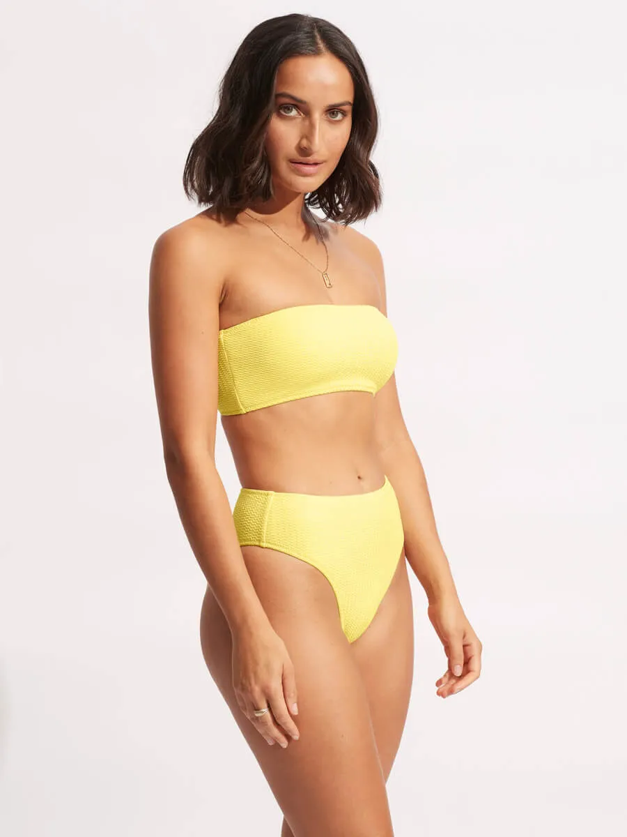 Sea Dive High Rise Bottom in Lime Light