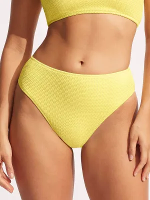 Sea Dive High Rise Bottom in Lime Light