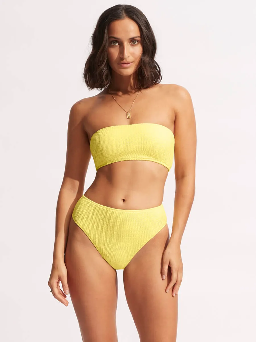 Sea Dive High Rise Bottom in Lime Light
