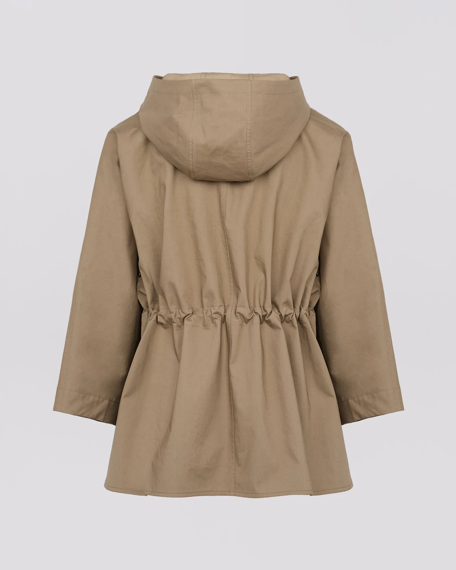 Short double-sided cotton cape