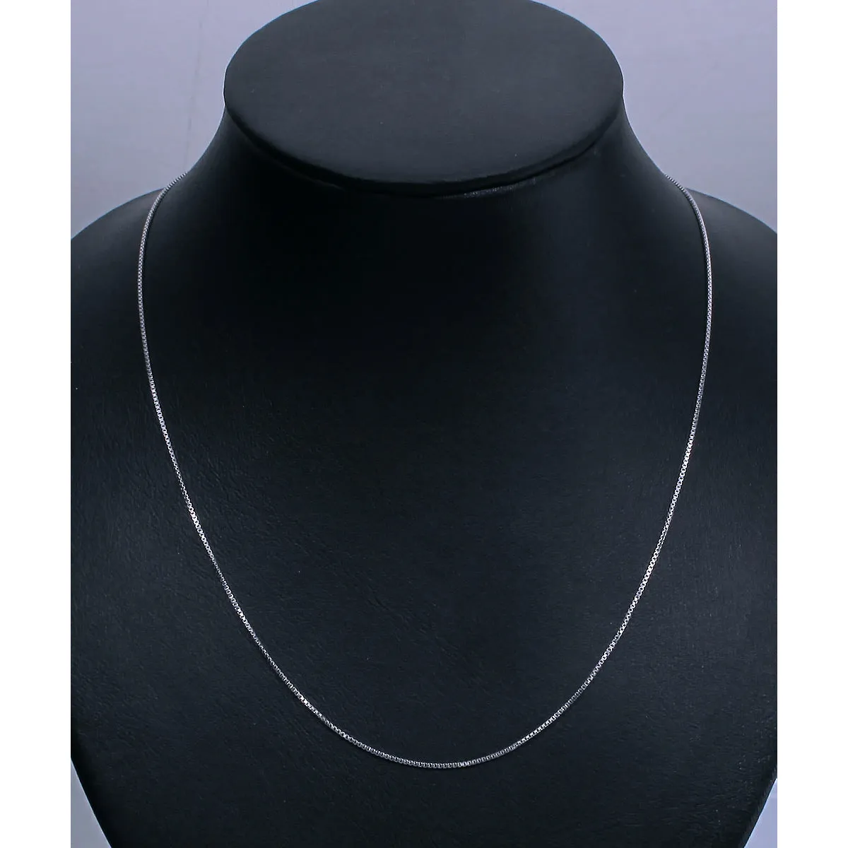 Silver Chain, Rhodium Plated 18 Inch Sterling Silver Chain for Women