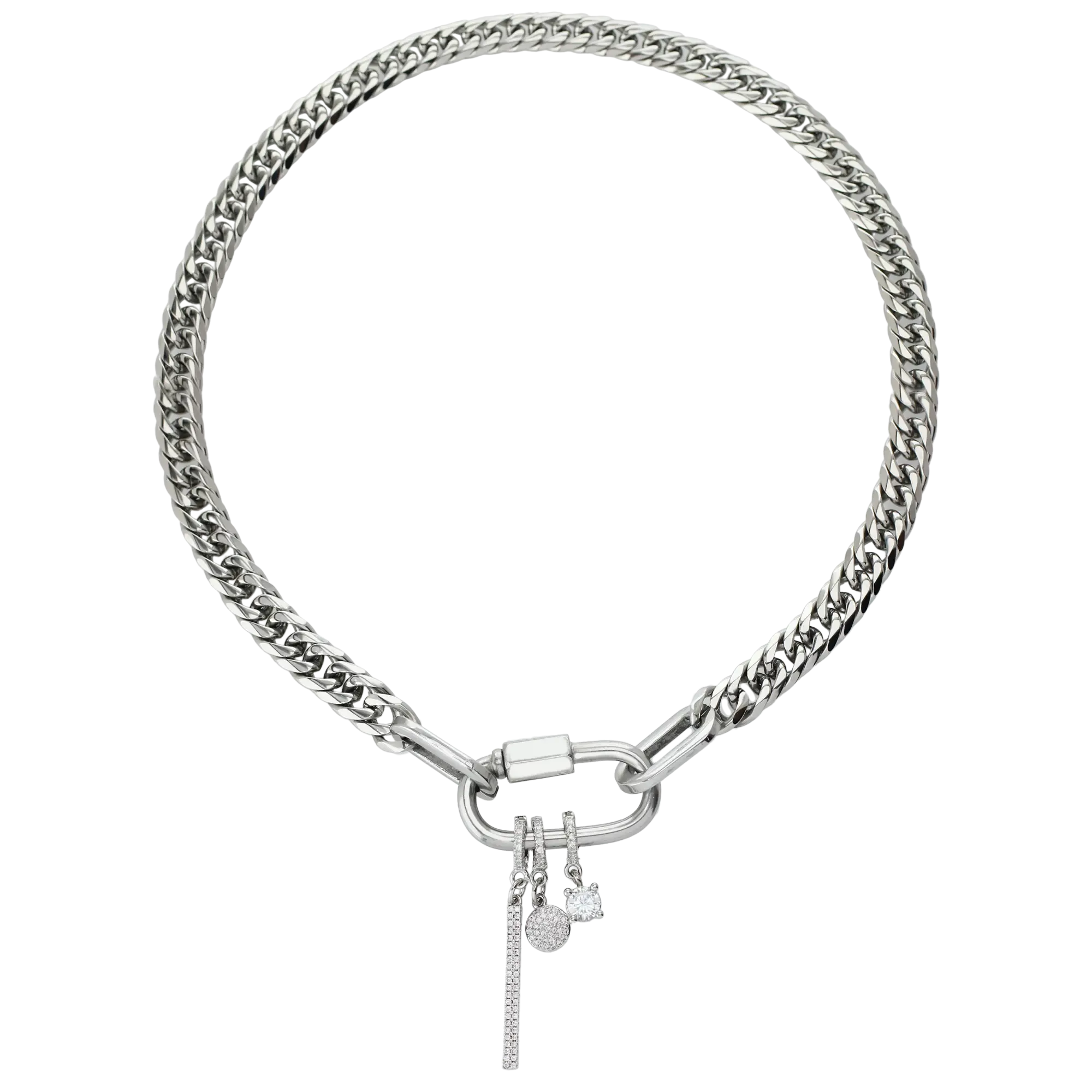 SOLITAIRE CLIP ON CHARM