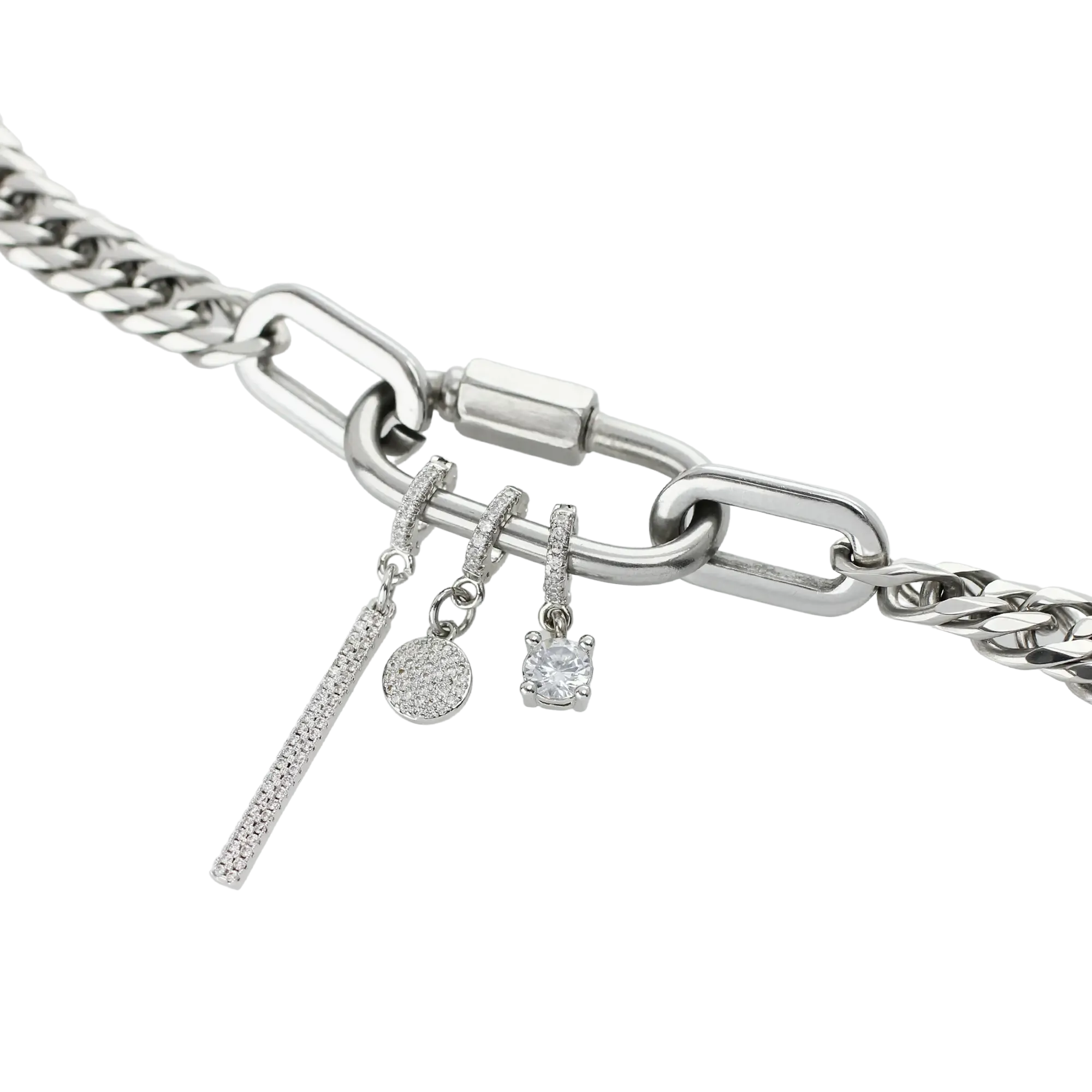 SOLITAIRE CLIP ON CHARM