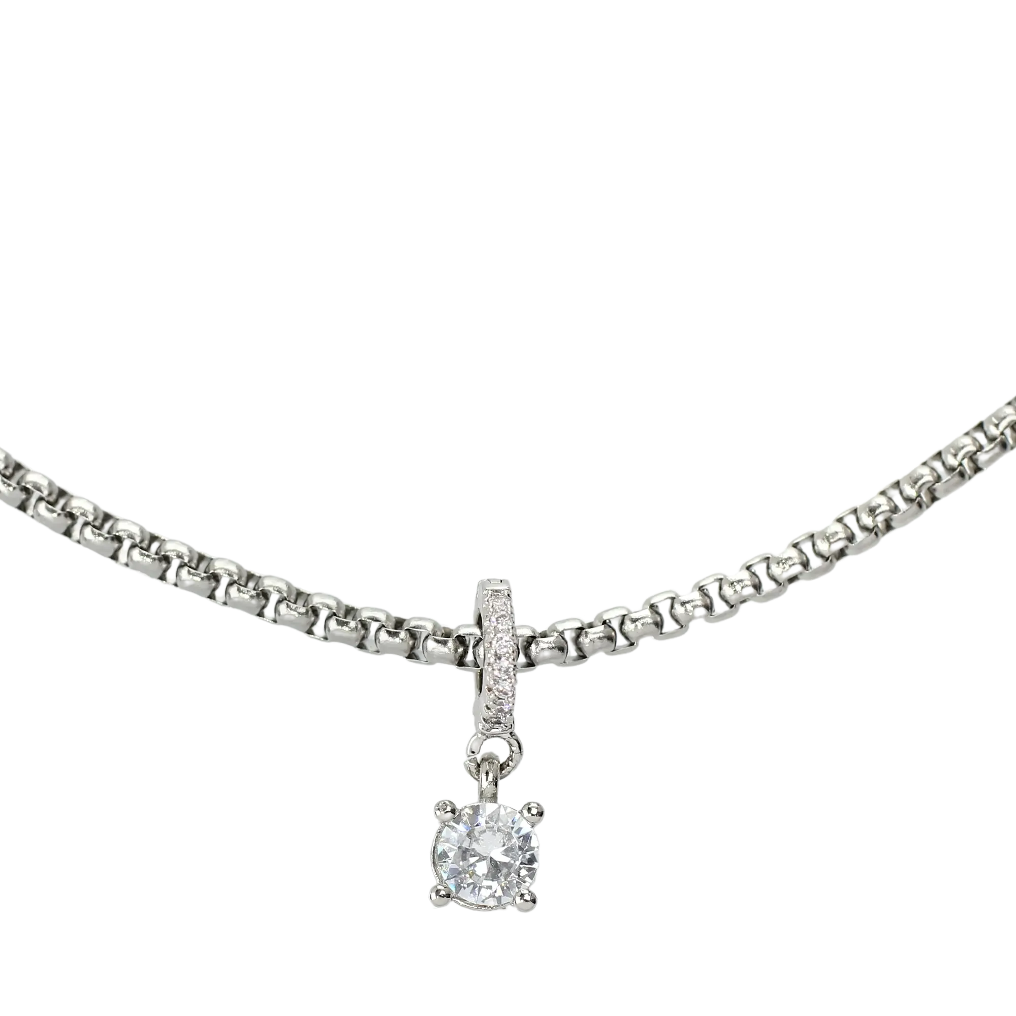 SOLITAIRE CLIP ON CHARM