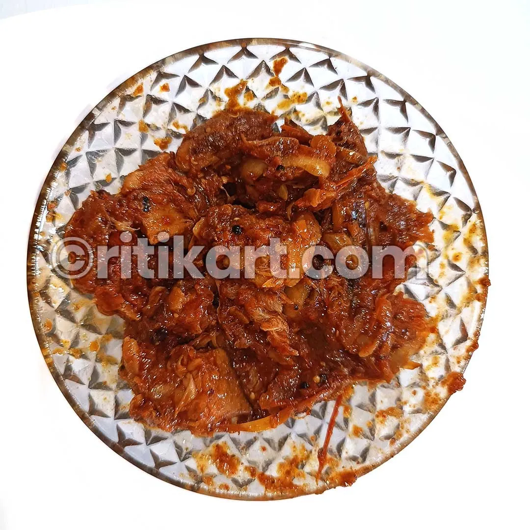 Spicy Jackfruit  Pickle (ରାଗ ପଣସ ଆଚାର).