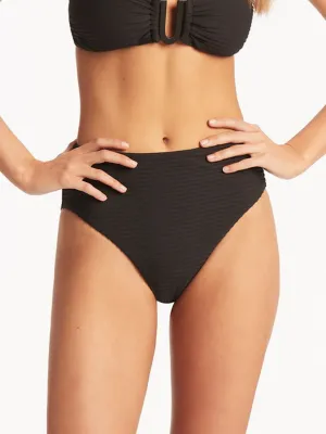 Spinnaker Retro High Waist Pant in Black