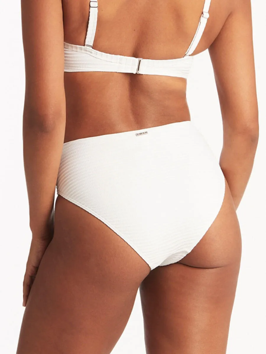 Spinnaker Retro High Waist Pant in White