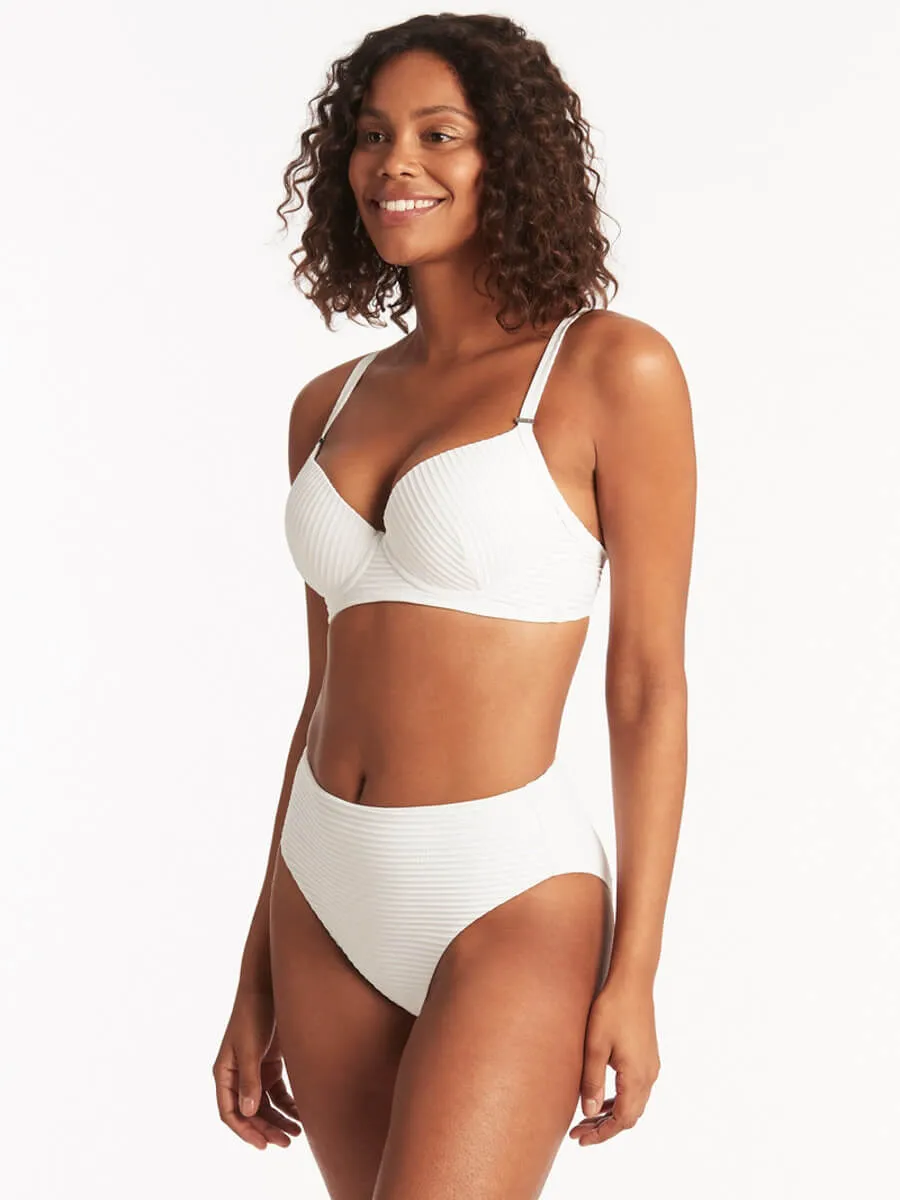 Spinnaker Retro High Waist Pant in White