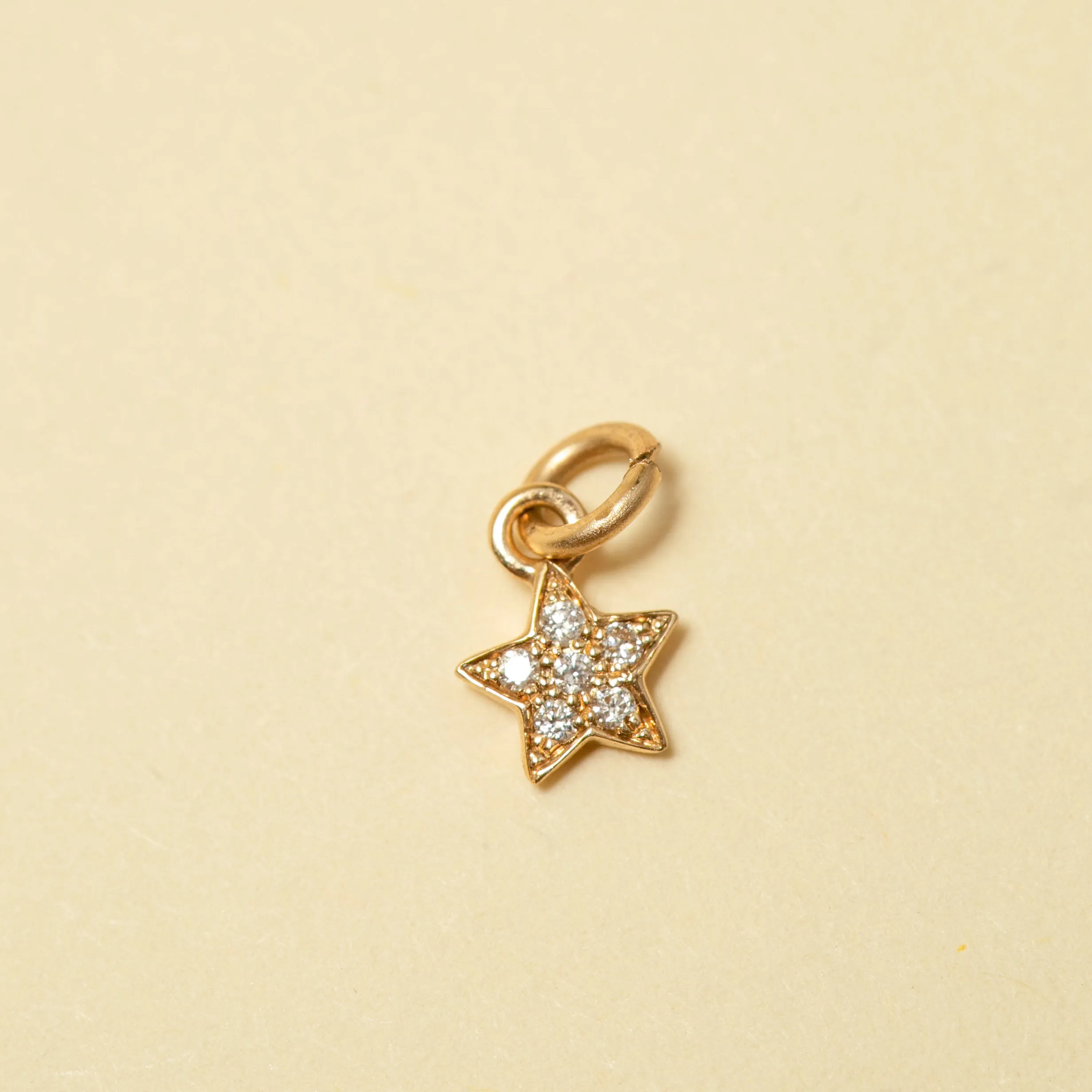 STAR CHARM | 14K GOLD & DIAMOND