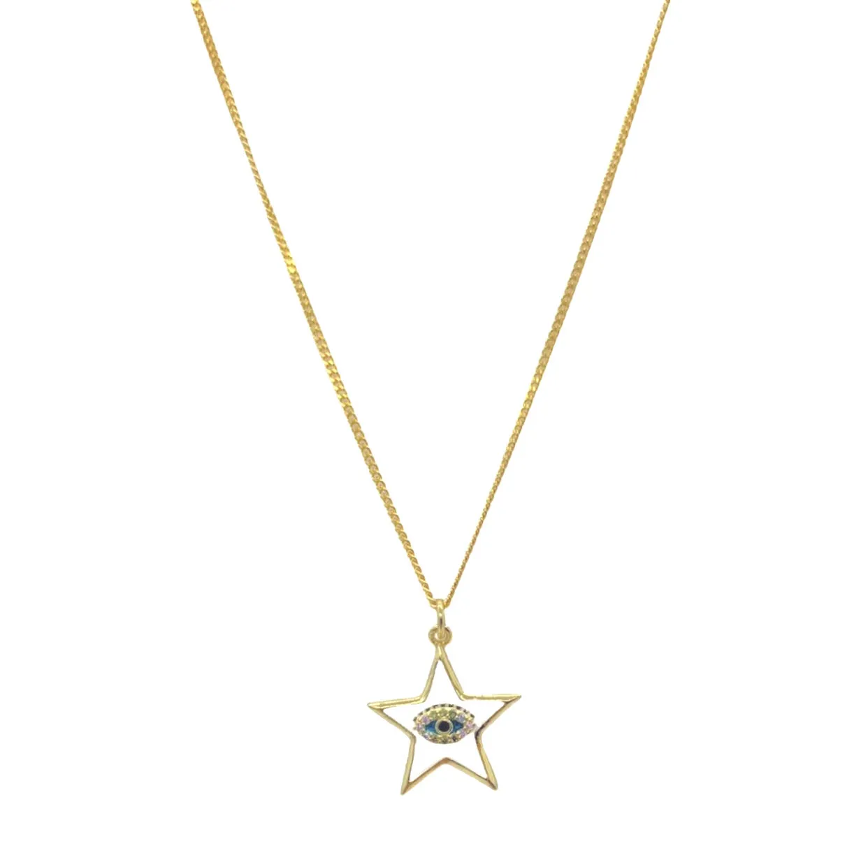 STAR EYE ENAMEL necklace