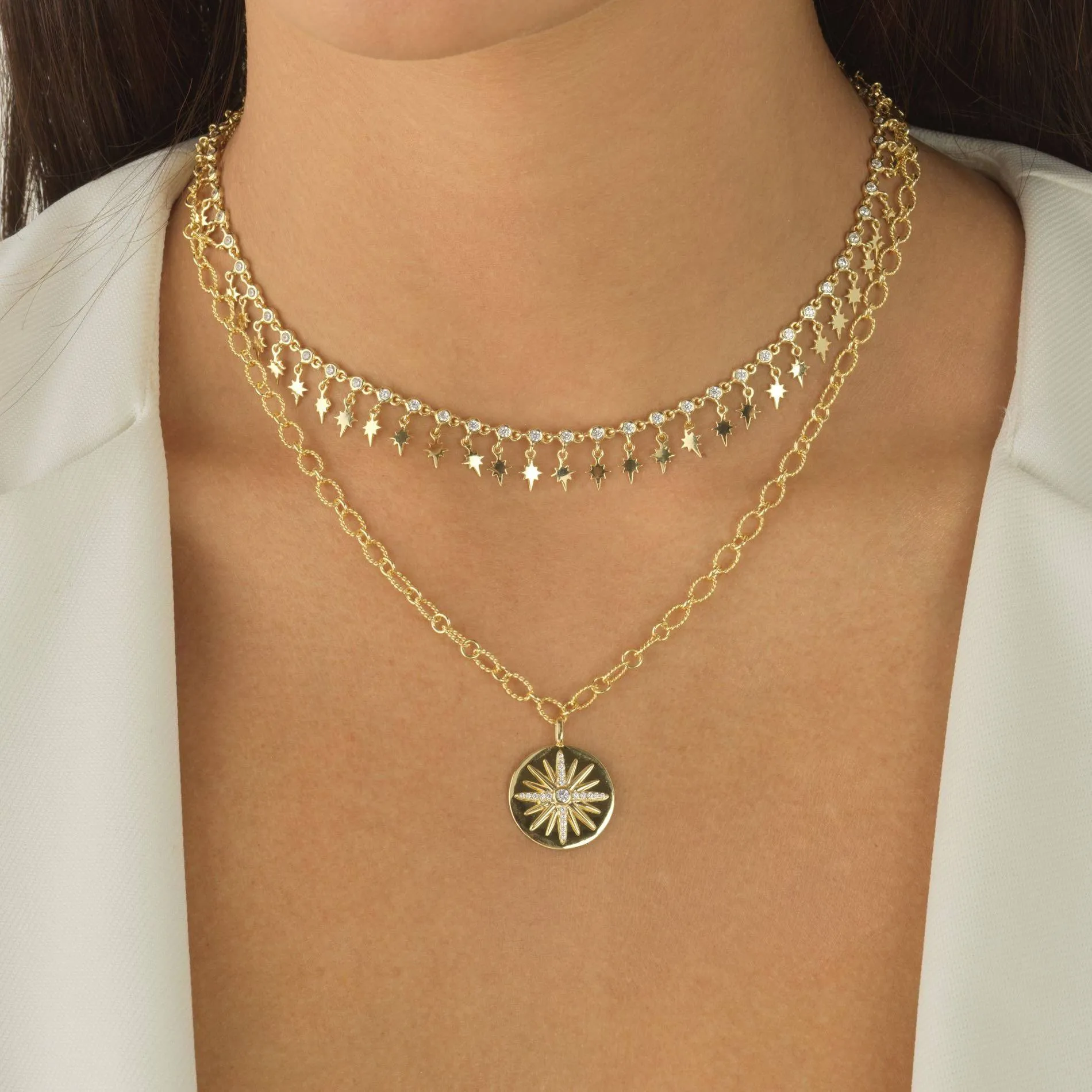 Starburst Pendant Necklace