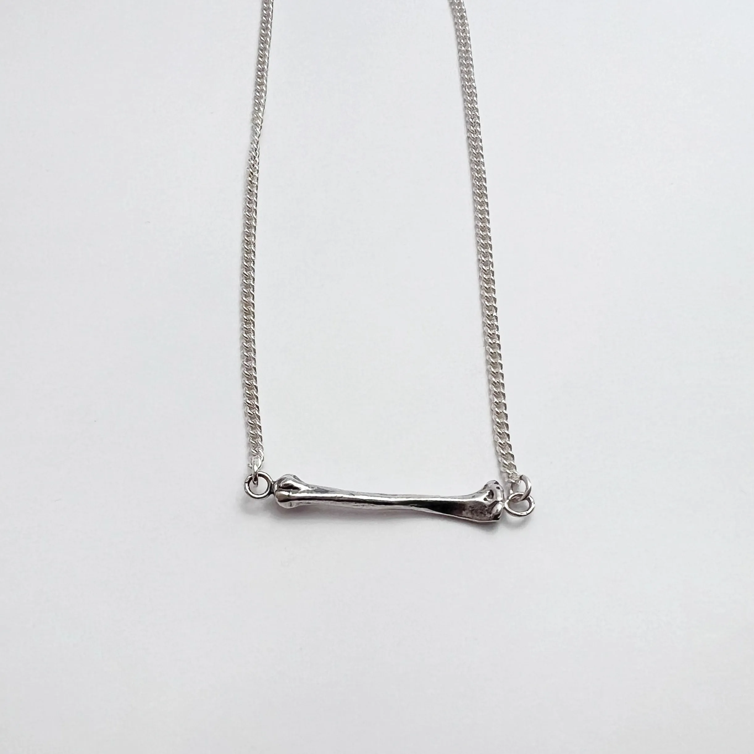 Sterling Silver Bone Necklace / Ready to Ship