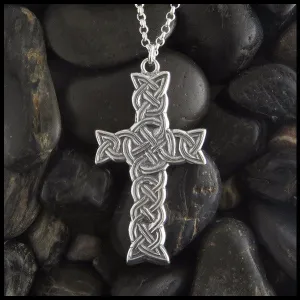 Sterling Silver Highland Celtic Cross Pendant