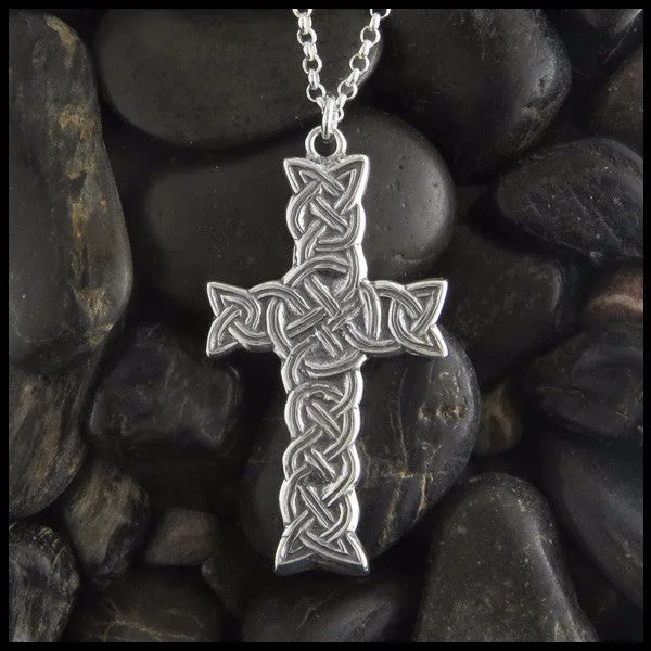 Sterling Silver Highland Celtic Cross Pendant
