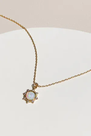 Sun Opal Necklace