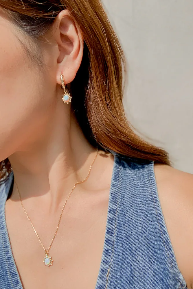 Sun Opal Necklace