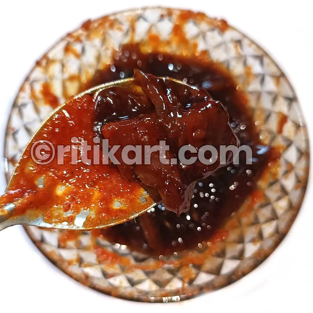 Sweet Jackfruit Pickle (ମିଠା ପଣସ ଆଚାର).