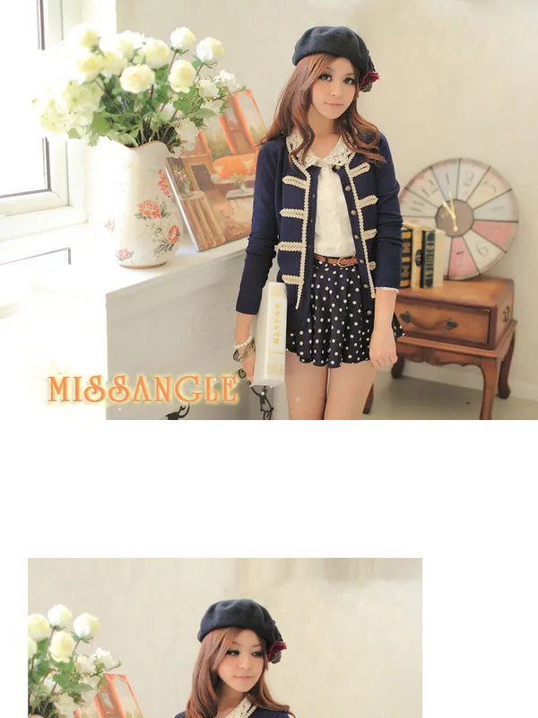 sweet Napoleon military style cardigan
