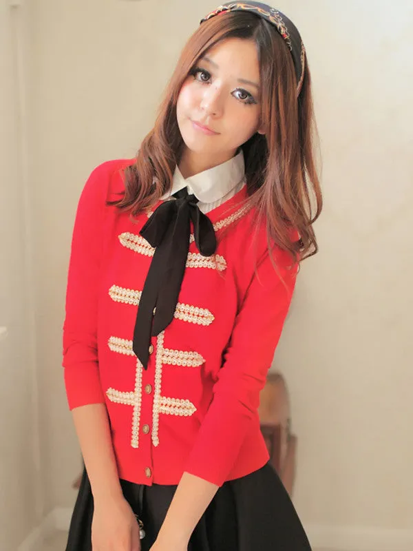 sweet Napoleon military style cardigan