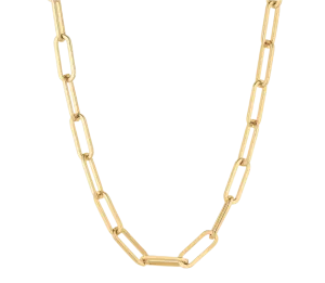 Thatch - Allegra 14K Gold Plated Chunky Paperclip Chain Necklace