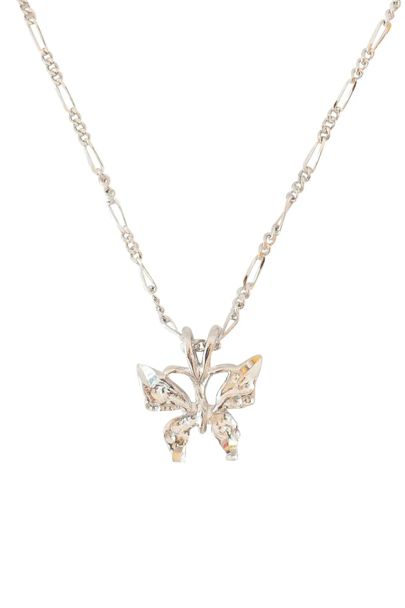 The Butterfly Necklace in Silver