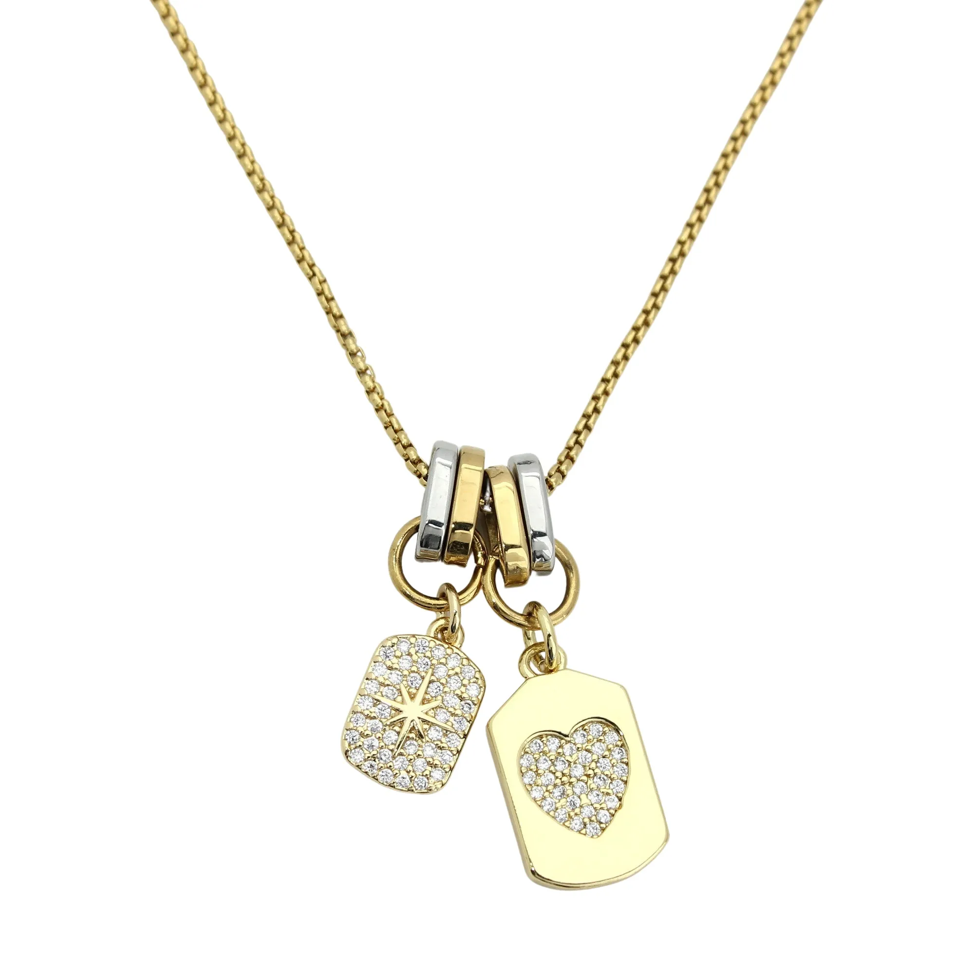 THE DUO CHARM NECKLACE