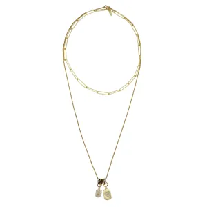 THE DUO CHARM NECKLACE