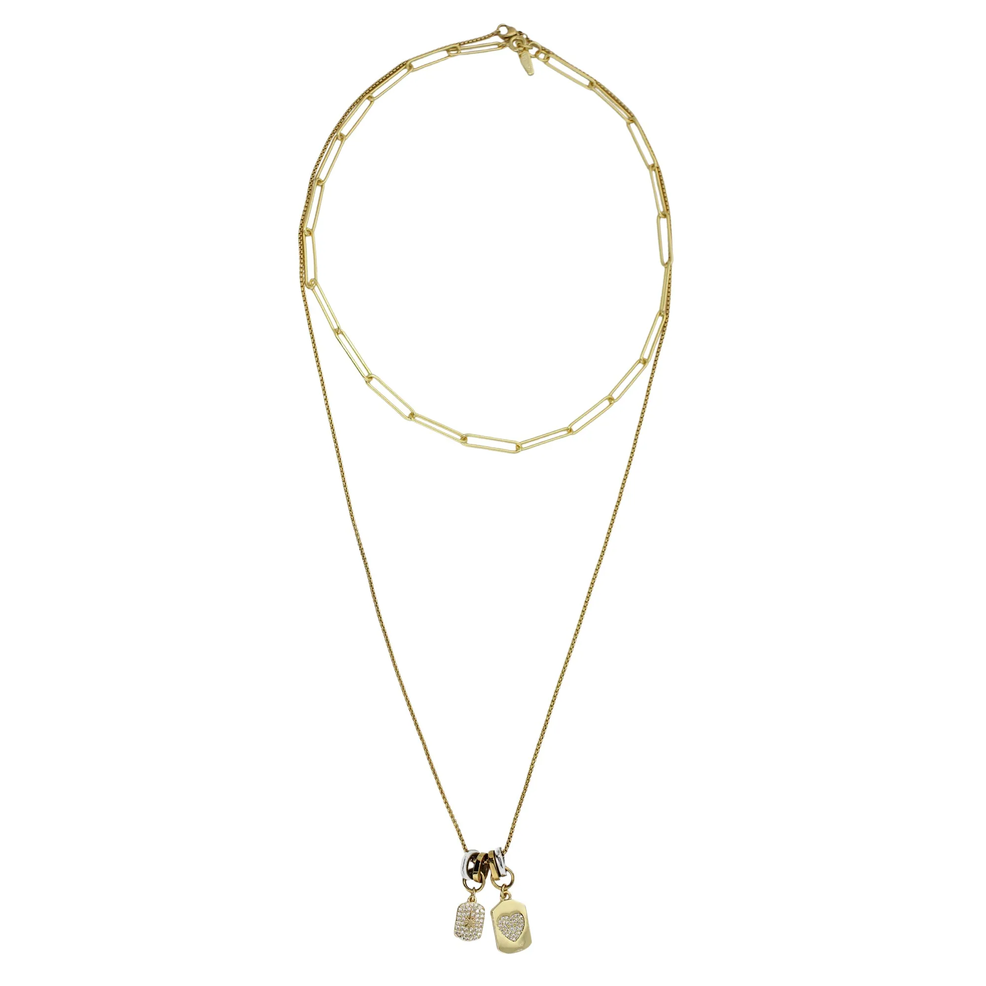 THE DUO CHARM NECKLACE