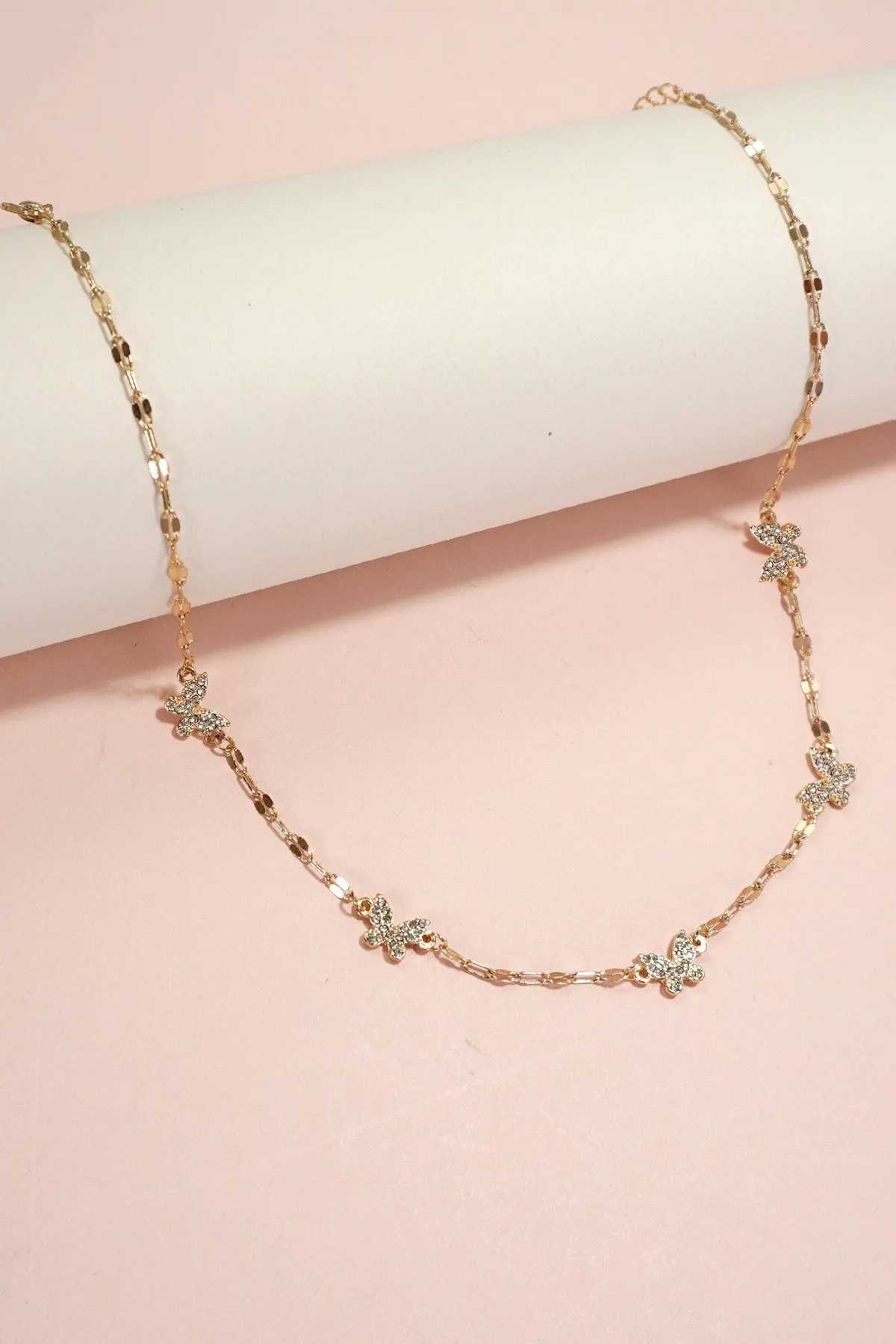 The Juniper Butterfly Station Necklace